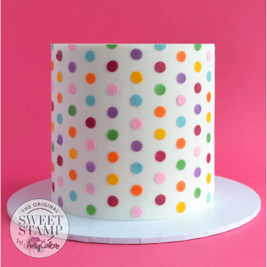Polka-Dot-Schablone