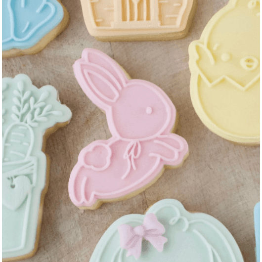 Tampon 3D + Cutter - Mini Lapin qui Saute