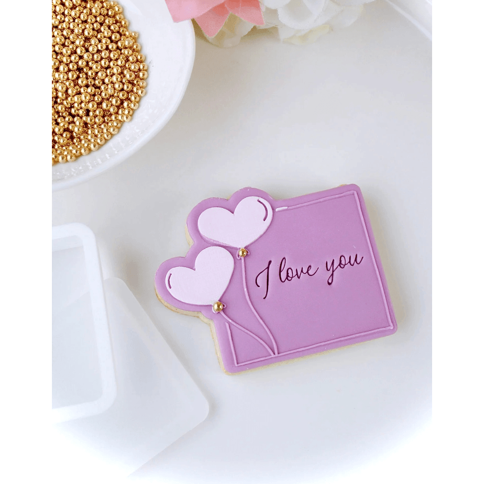 Tampon 3D + Cutter - Valentine's Banner